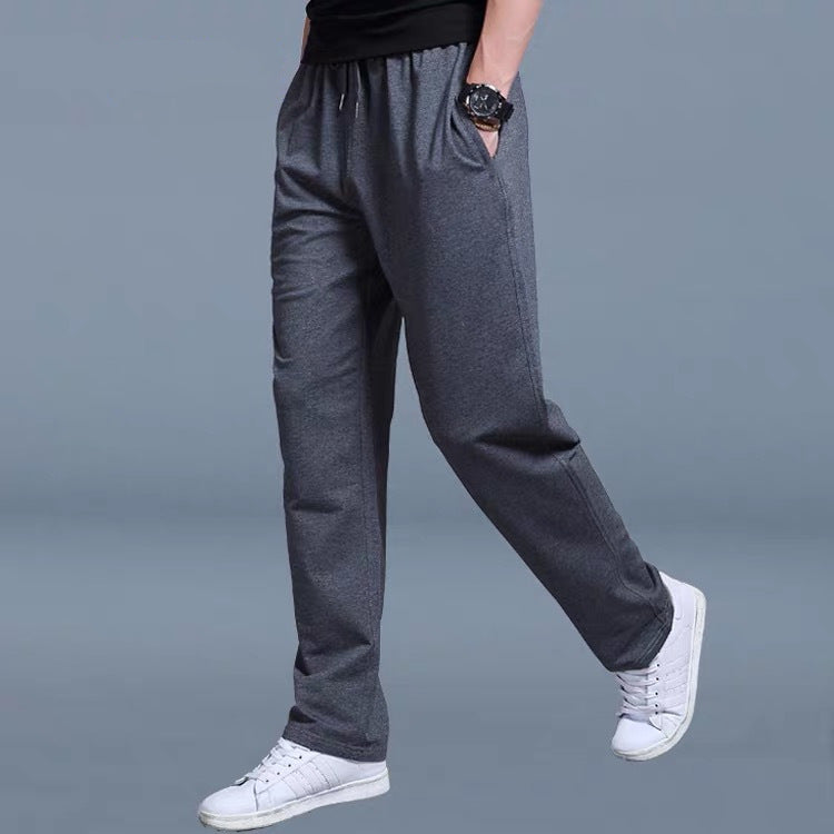 Pantaloni della Tuta Uomo Leggeri Grigio Scuro