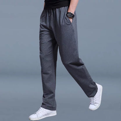 Pantaloni della Tuta Uomo Leggeri Grigio Scuro