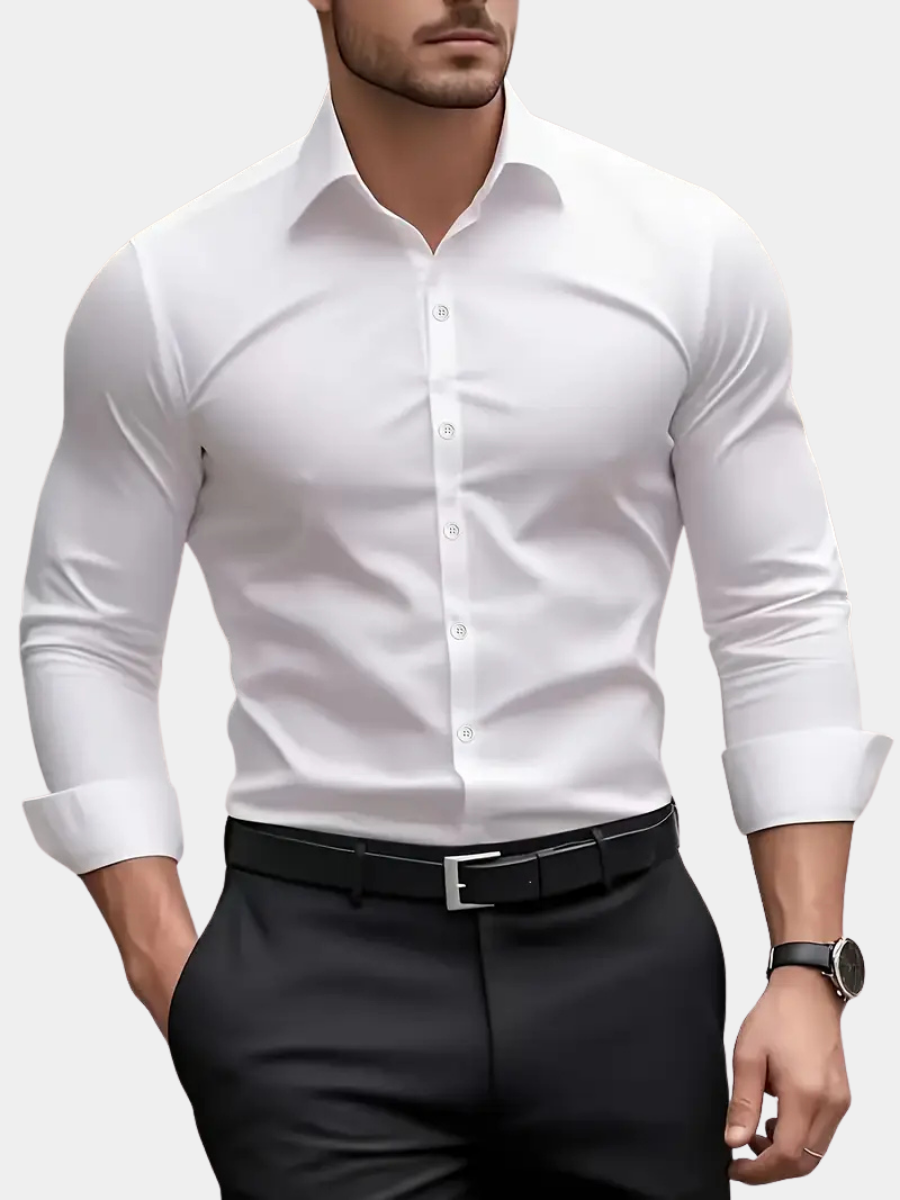 Camicia uomo slim fit traspirante