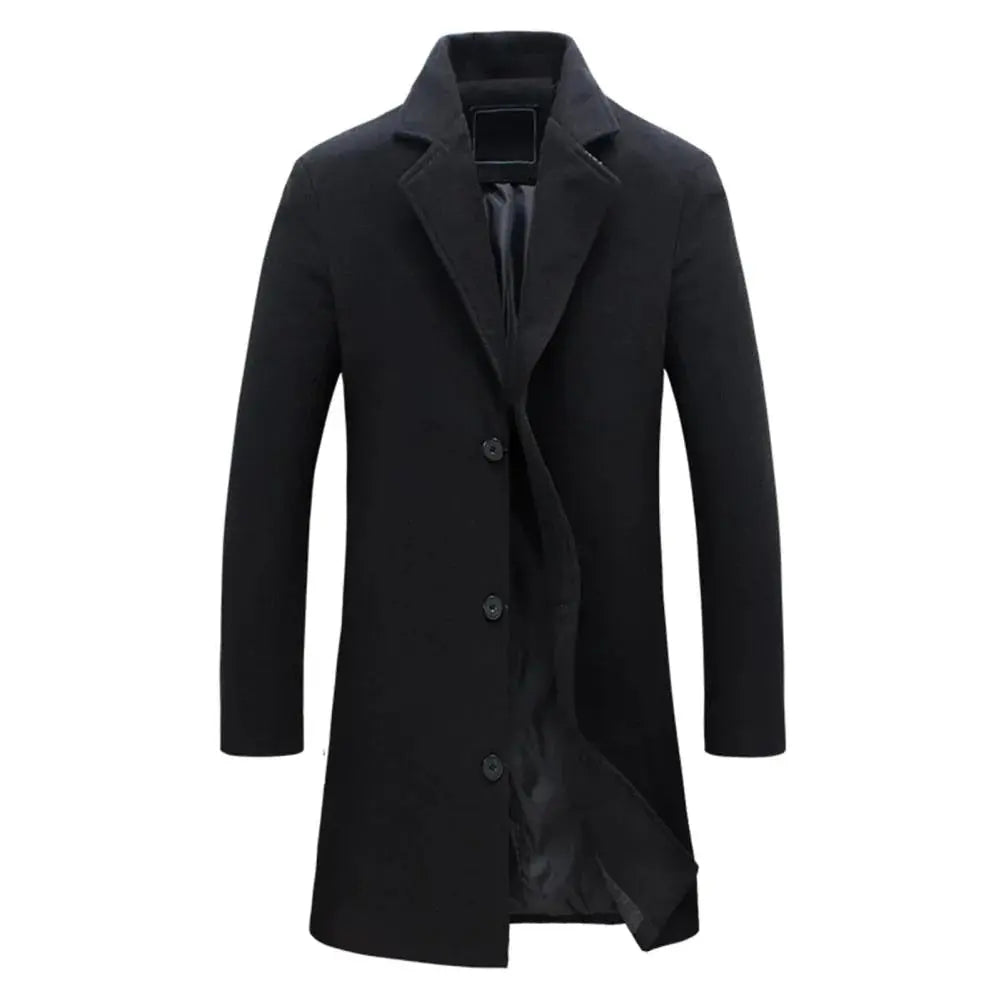 Cappotto uomo lungo, colore alternativo