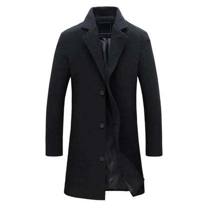 Cappotto uomo lungo, colore alternativo