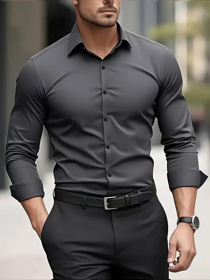 Camicia uomo, vista laterale