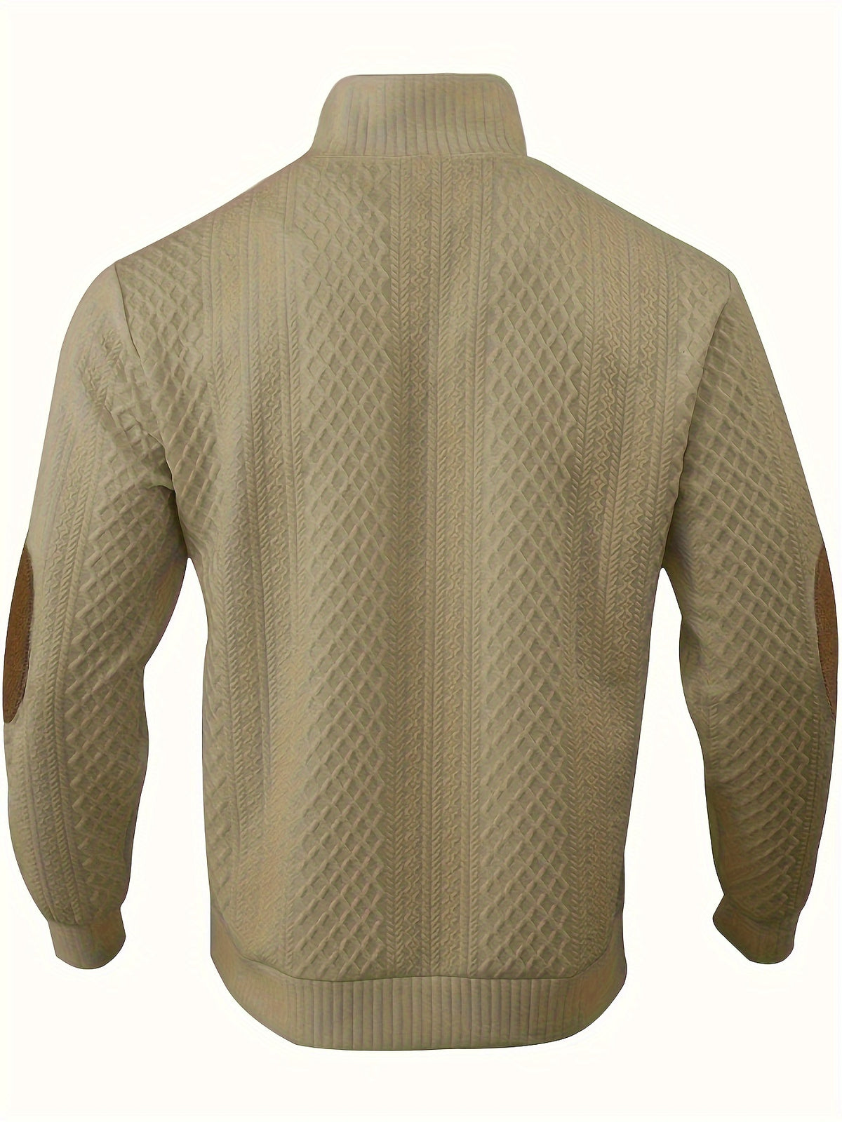 Maglione Uomo con Collo Alto e Bottoni