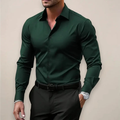 Camicia uomo, dettaglio colletto