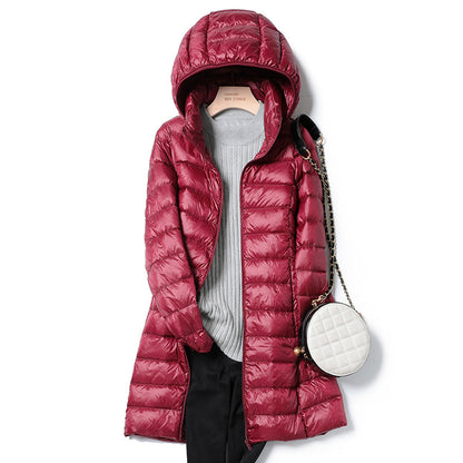 Piumino Lungo Donna Leggero