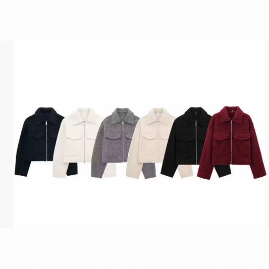 Frankie sherpa fleece jacket