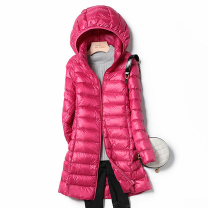 Piumino Lungo Donna Leggero