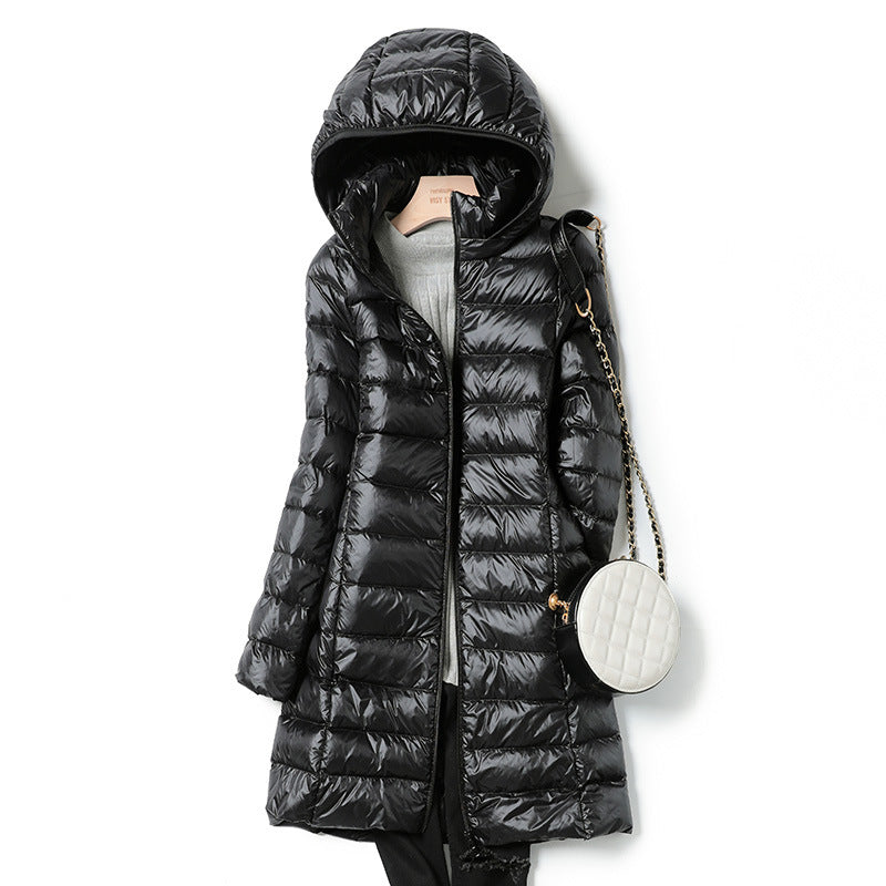 Piumino Lungo Donna Leggero