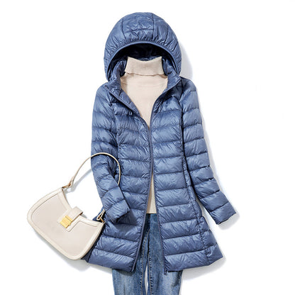 Piumino Lungo Donna Leggero