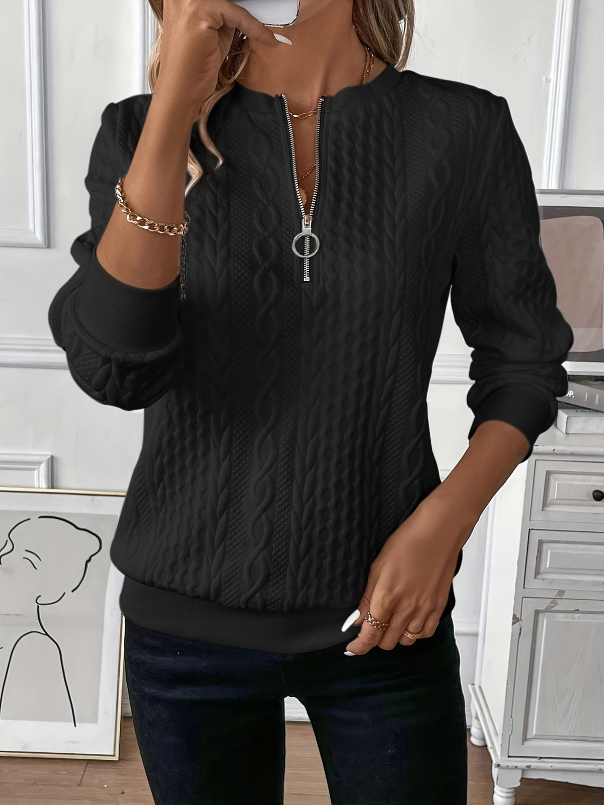 Winnie sweater worn