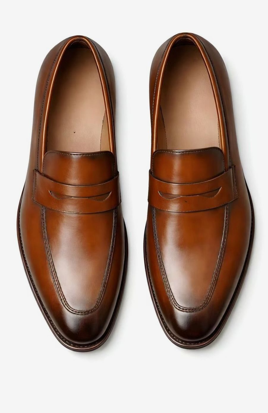 Mocassini uomo neri, penny loafer