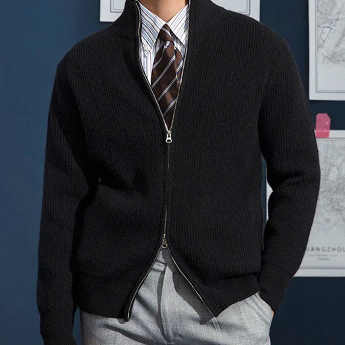 Cardigan uomo, colore alternativo