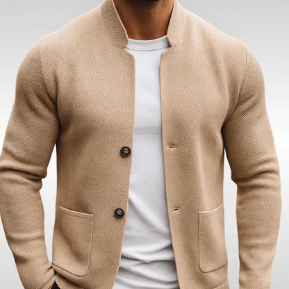 Giacca in maglia uomo, colore alternativo