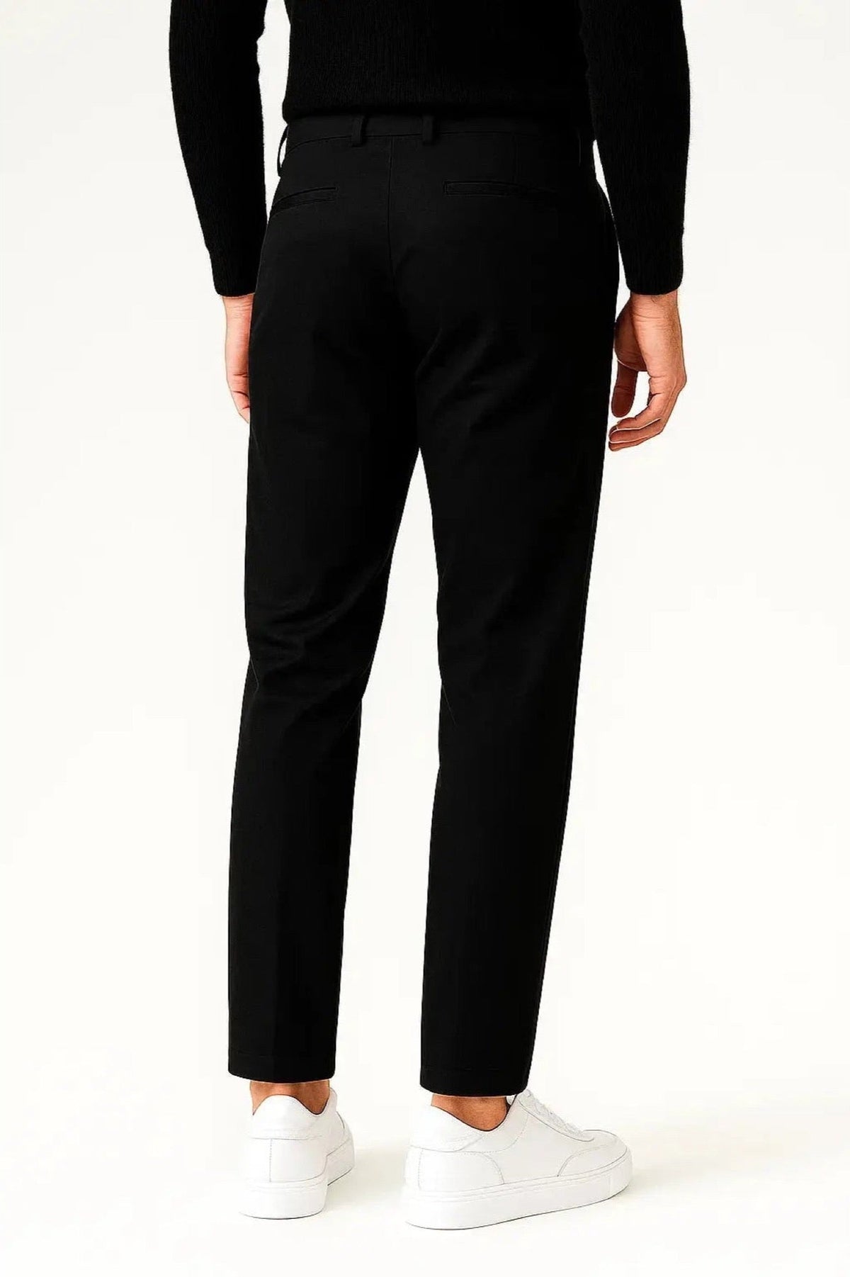 Pantaloni chino uomo fronte liscio