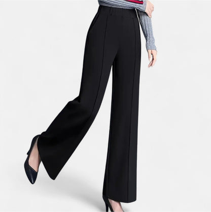 Pantaloni palazzo donna caduta morbida