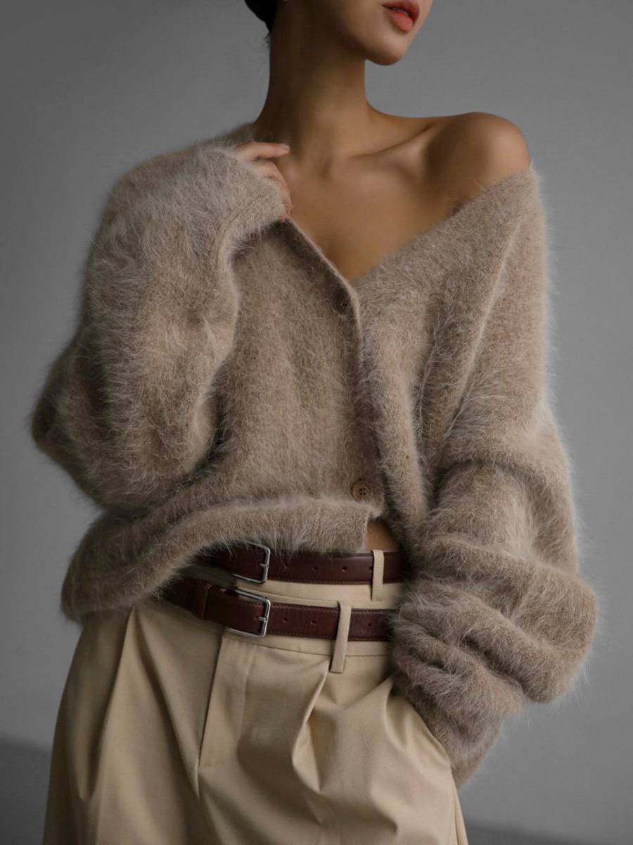 Etta oversized button-up cardigan