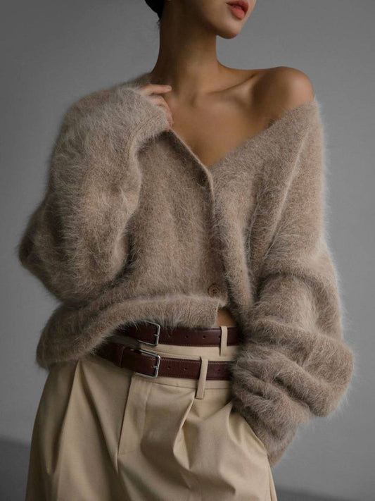 Etta oversized button-up cardigan